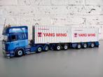 Tekno Scania S580 P. Visser  en 2 x 20 ft Containers ., Ophalen of Verzenden, Nieuw, Bus of Vrachtwagen, Tekno