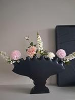 grote xl vaas, mat zwart, tulpenvaas, chic, Ophalen of Verzenden, Nieuw, Zwart, Minder dan 50 cm