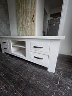TV meubel landelijk wit, Minder dan 100 cm, 25 tot 50 cm, 100 tot 150 cm, Ophalen of Verzenden