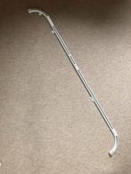 Gebogen gordijnrails 119 cm., Huis en Inrichting, Ophalen, Gebruikt, 100 tot 150 cm, Wit