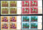 Zwitserland 1260-1263 blok van 4, Postzegels en Munten, Postzegels | Europa | Zwitserland, Ophalen of Verzenden, Gestempeld