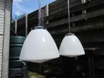 2 ZEER MOOIE IDENTIEKE SCHOOLLAMPEN, Huis en Inrichting, Lampen | Plafondlampen, Ophalen, Gebruikt, SCHOOLLAMPEN / GISPEN / ART DECO