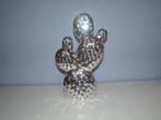 grote zilver kleur cactus  27 cm hoog 18 cm breed porselein, Ophalen of Verzenden, Zo goed als nieuw, Overige typen