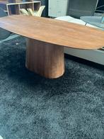 Eettafel deensovaal massief bruin mangohout – 180x100x77 cm, Info@savoireinteriors.com, Japandi, Zo goed als nieuw, Vijf personen of meer