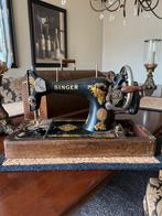 Collectes item SINGER NAAIMACHINE, met kap, Antiek en Kunst, Ophalen
