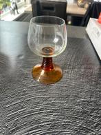 Antiek Likeurglas / Portglas Amberkleurig, Antiek en Kunst, Ophalen
