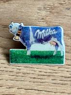 Milka Koe Vintage Pin, Verzamelen, Speldjes, Pins en Buttons, Ophalen of Verzenden, Gebruikt, Merk, Speldje of Pin