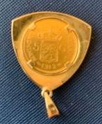 Gouden Wilhelmina 5 Gulden Hanger, Ophalen of Verzenden