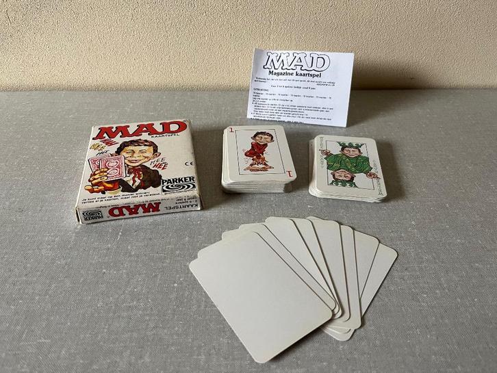 Z.G.A.N. mad kaart spel van Parker  / Clipper. COMPLEET, Hobby en Vrije tijd, Gezelschapsspellen | Kaartspellen, Zo goed als nieuw