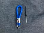 Porsche blauw gevlochten sleutelhanger, Verzamelen, Sleutelhangers, Ophalen of Verzenden, Nieuw, Merk