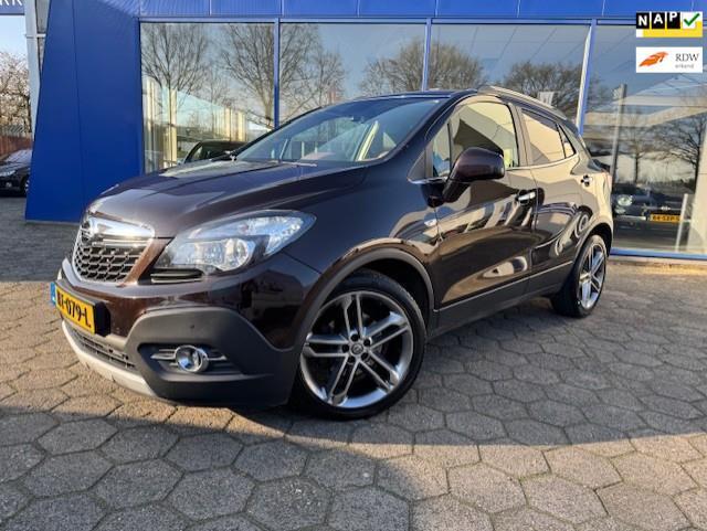 Opel Mokka 1.4 T Cosmo Automaat - Navi - Leder, Auto's, Opel, Bedrijf, Te koop, Mokka, ABS, Airbags, Airconditioning, Boordcomputer