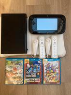 Nintendo WII U, Ophalen of Verzenden, Zo goed als nieuw, Met 2 controllers