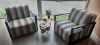 2 grote luie stoelen fauteuils, Huis en Inrichting, Fauteuils, Ophalen, 75 tot 100 cm, Zo goed als nieuw, Stof
