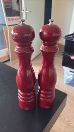 Peugeot peper en zoutmolen, Huis en Inrichting, Gebruikt, 25 tot 50 cm, Ophalen of Verzenden, Rood
