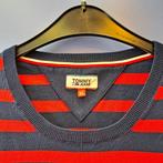 Tommy Hilfiger blauw rood gestreept truitje 3/4 mw XL 46535, Blauw, ., Maat 46/48 (XL) of groter, Ophalen of Verzenden