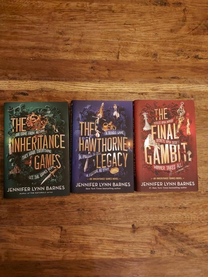 The Inheritance Games Trilogie - Jennifer Lynn Barnes, Boeken, Fantasy, Zo goed als nieuw, Ophalen of Verzenden