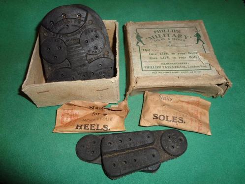 Wo2 Engels soldaat leger schoen zool set in doosje origineel, Verzamelen, Militaria | Tweede Wereldoorlog, Landmacht, Nederland