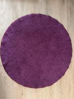 Vloerkleed rond 130 cm. Kleur paars., Huis en Inrichting, Stoffering | Tapijten en Kleden, Gebruikt, Rond, Ophalen of Verzenden