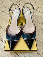 FENDI slingbacks in kalfsleer patchwork (Eu maat 40.5. ), Ophalen, Pumps, Overige kleuren, Zo goed als nieuw