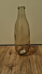 Vaas gerecycled glas 15x40cm - Beige, Huis en Inrichting, Woonaccessoires | Vazen, Ophalen, Nieuw, Glas, Minder dan 50 cm