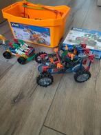 Knex Box + 2 Voertuigen (1 met Motor), Kinderen en Baby's, Speelgoed | Bouwstenen, Ophalen of Verzenden, Zo goed als nieuw, K'nex