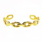 Stalen Dames Schakel Armband Bangle Gold Plated, Sieraden, Tassen en Uiterlijk, Staal, Birgitta-Gracht 33, 6465 EL Kerkrade, Nederland