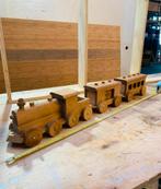 Vintage Finse houten trein Scandinavië, Ophalen of Verzenden, Gebruikt, Rij- of Hobbelspeelgoed