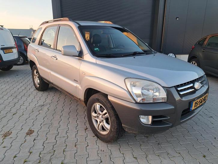 Kia Sportage 2.7 V6 4WD *AUTOMAAT* 175 PK  2006 Grijs, Auto's, Kia, Bedrijf, Sportage, Airconditioning, Cruise Control, Benzine