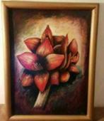 Olieverf op hout Amaryllis Wim Tielemans 1998, Ophalen