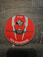 RNLAF 322 Squadron F-35 Patch, Ophalen of Verzenden, Luchtmacht, Nederland, Embleem of Badge