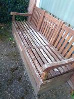 Teak bank, Tuin en Terras, Gebruikt, Hout, Ophalen