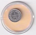 5 Cent 1869 Zeer Fraai, Postzegels en Munten, Munten | Nederland, Koning Willem III, Verzenden, Zilver, Losse munt