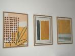 Art prints, kunstdrukken, canvas met houten lijsten 73*53cm, Ophalen, 50 tot 75 cm, Zo goed als nieuw, 50 tot 75 cm