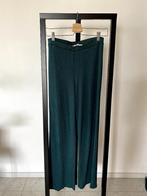 Turquoise/donkergroene Samsøe Samsoe broek stretch | S | ZGA, Verzenden, Zo goed als nieuw, Samsoe Samsoe, Maat 36 (S)
