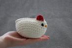 Kip - zelfgehaakte decoratie / knuffel, Ophalen of Verzenden, Nieuw, Haken, Overige typen