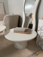 Salontafel beige rond met geribbelde poot, Ophalen, Japandi, Tables by Leon, Rond