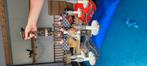 Brocante hang lamp, Ophalen, Koper of Brons