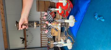 Brocante hang lamp beschikbaar voor biedingen