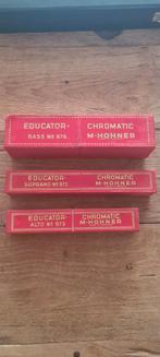 3x Hohner Educator Chromatic Mondharmonica, Muziek en Instrumenten, Gebruikt, Overige typen, Chromatisch, Ophalen of Verzenden