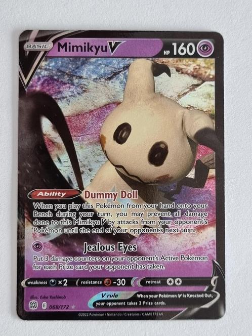Brilliant Stars - Mimikyu 068/172, Hobby en Vrije tijd, Verzamelkaartspellen | Pokémon, Nieuw, Losse kaart, Ophalen of Verzenden