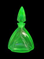 annagroen of uranium art deco karaf met dop, Antiek en Kunst, Ophalen of Verzenden