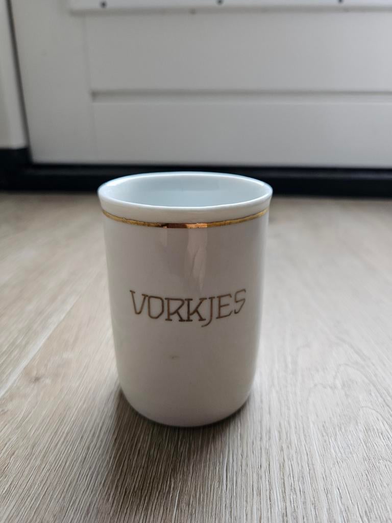 Vorkjes vaasje/bekertje, Ophalen of Verzenden