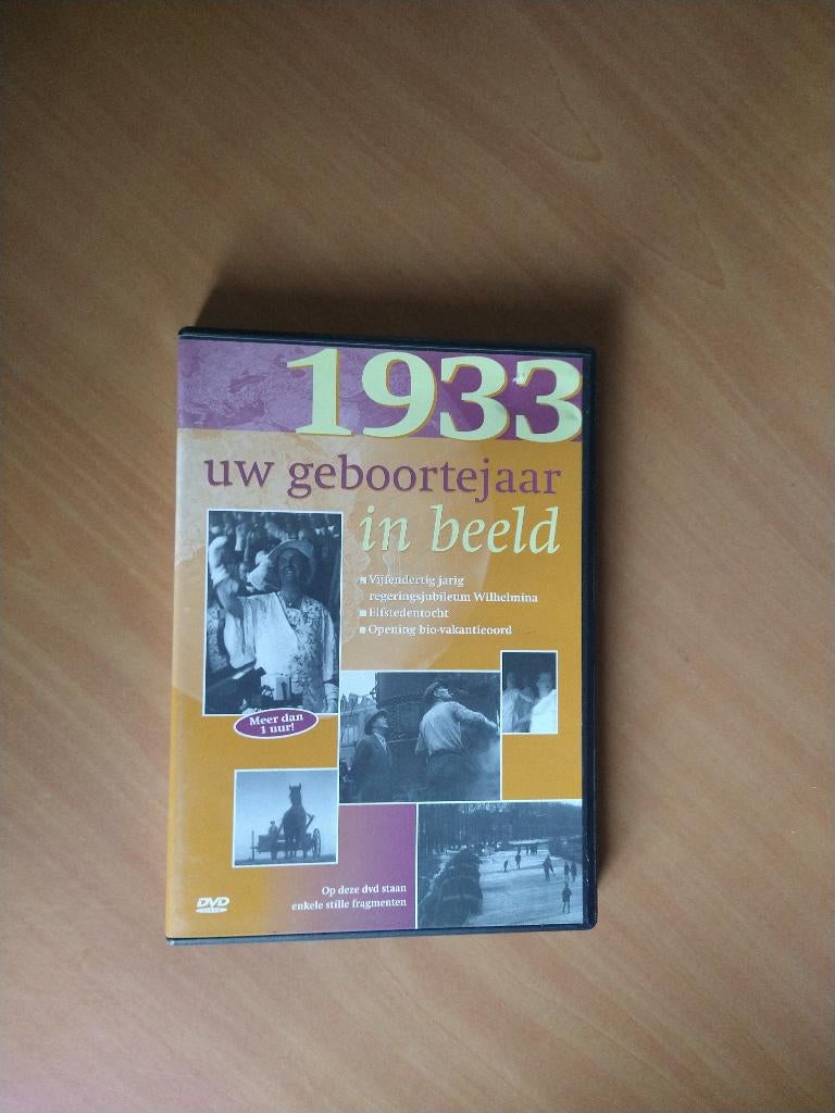 DVD 1933 Uw geboortejaar in beeld, Alle leeftijden, Ophalen of Verzenden, Zo goed als nieuw