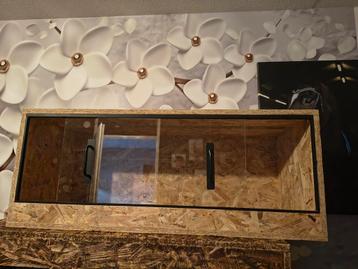 Terrarium 100x40x40cm OSB  beschikbaar voor biedingen