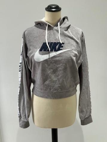 Heel goed grijs crop sweater trui Nike M 36 38 S hoodie kort beschikbaar voor biedingen