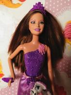Barbie met paarse rok, Ophalen of Verzenden, Zo goed als nieuw, Barbie