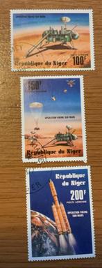 Niger - ruimtevaart Viking op Mars, Postzegels en Munten, Postzegels | Afrika, Ophalen of Verzenden, Overige landen, Gestempeld