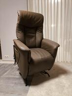 Sta op stoel leder kleur taupe, Ophalen, Gebruikt, 50 tot 75 cm