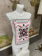 Leuke top van Pieces maat S, Maat 38/40 (M), Douwenmaat 8-3 Meppel, Info@again.nu, Wit