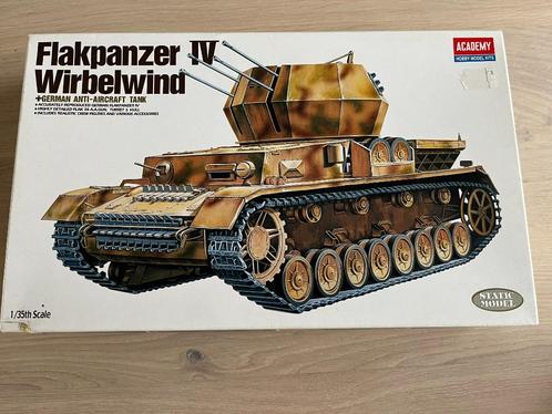 Academy Flakpanzer IV Wirbelwind 1/35, Hobby en Vrije tijd, Modelbouw | Auto's en Voertuigen, Zo goed als nieuw, Tank, 1:32 tot 1:50